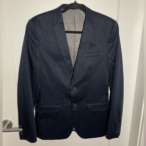 Le Chateau Casual Men’s Blazer Navy Blue 2 Button 36 Slim Fit